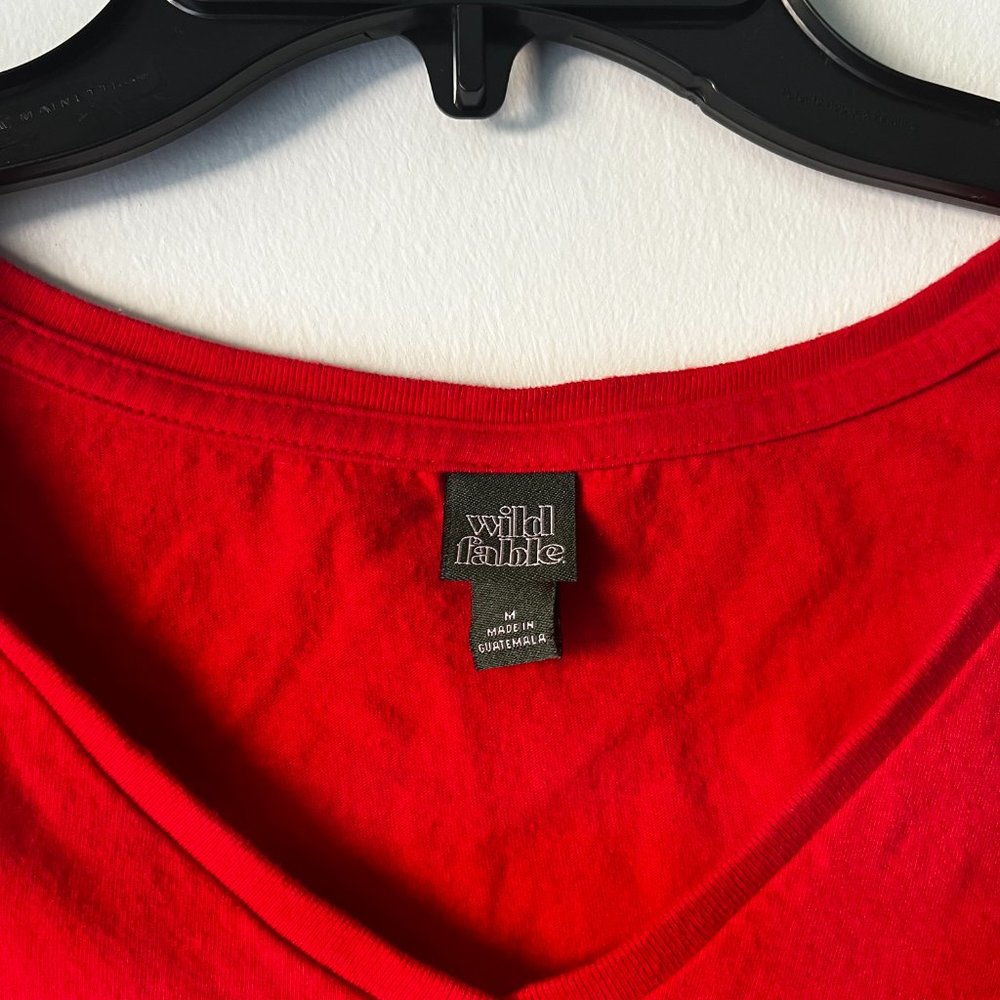 Red Cropped Top - Picture 2 of 2